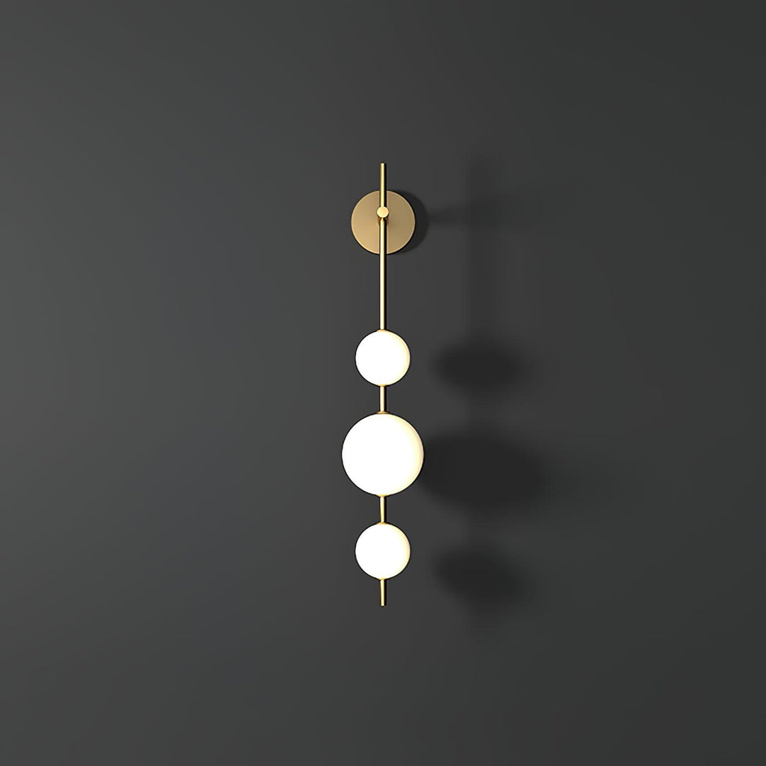 Pionowa Lampa Ścienna Kula