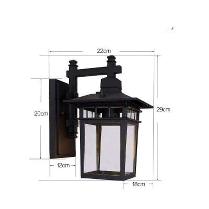 Nowoczesna Lampa Ścienna Zewnętrzna - Oświetlenie Ogrodowe