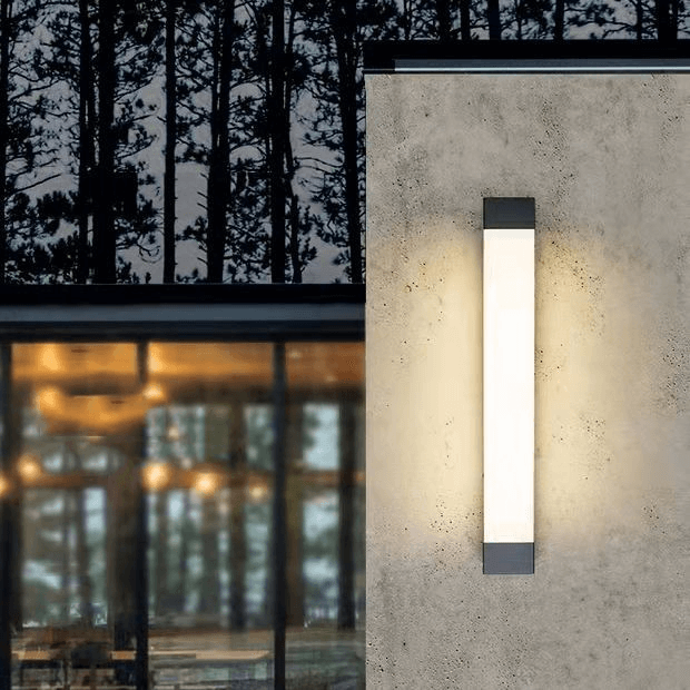 Zewnętrzna Liniowa Lampa Ścienna LED - Nowoczesne Oświetlenie