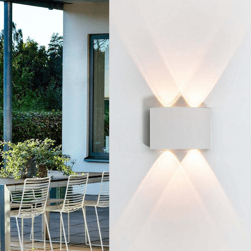 Zewnętrzna Kinkiet LED – Prostokątny Design