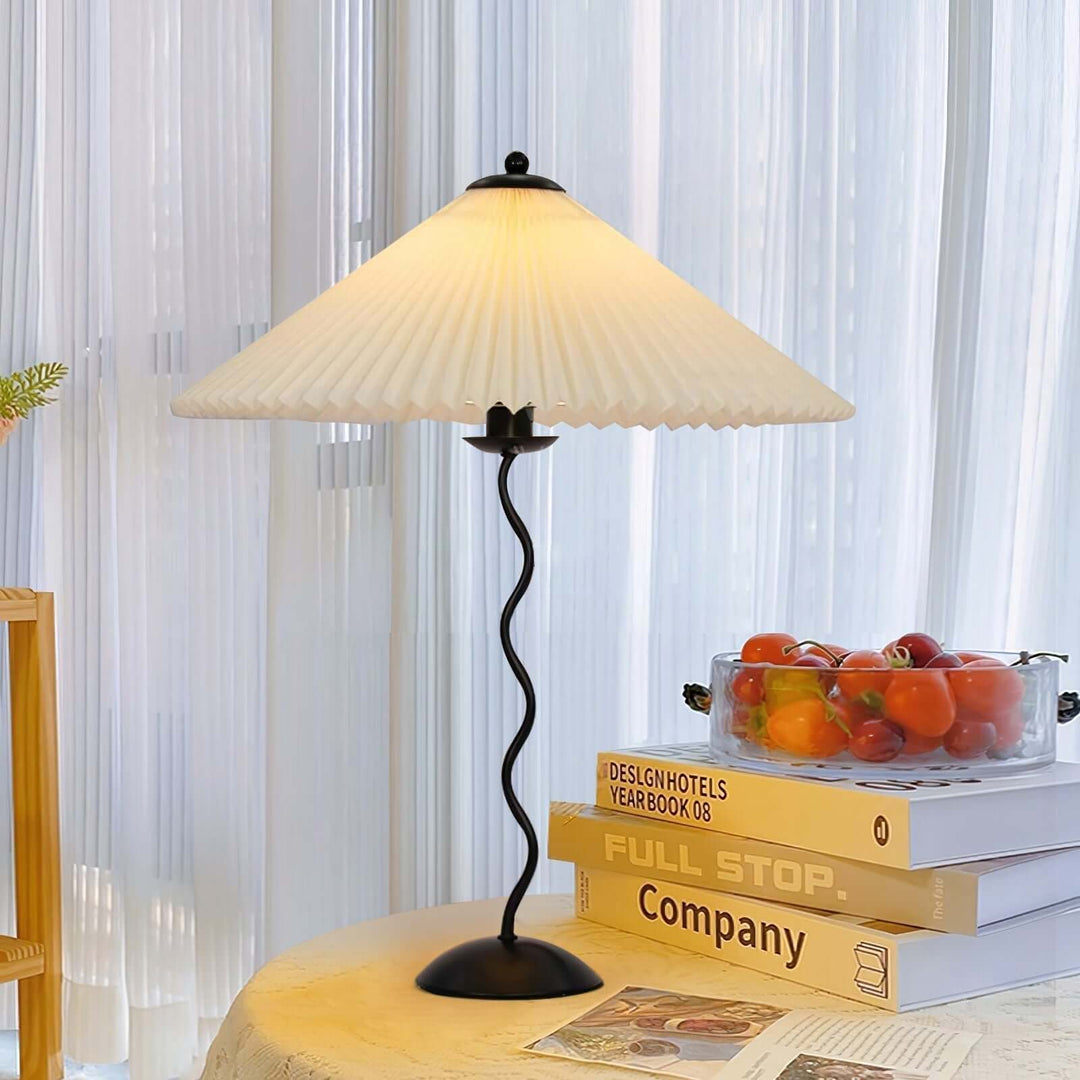 Stylowa lampa stołowa Squiggle