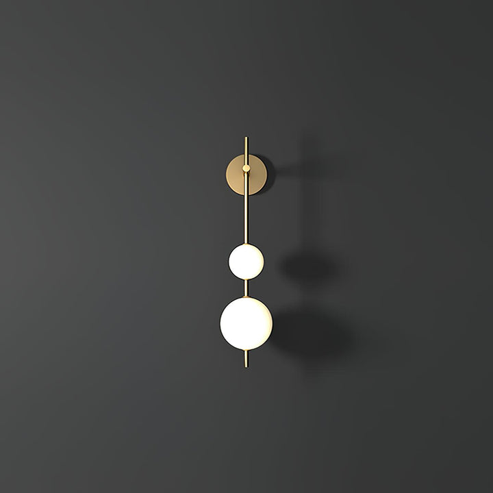 Pionowa Lampa Ścienna Kula