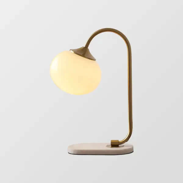 Lampa Stołowa z Metalu i Szkła Marshmallow