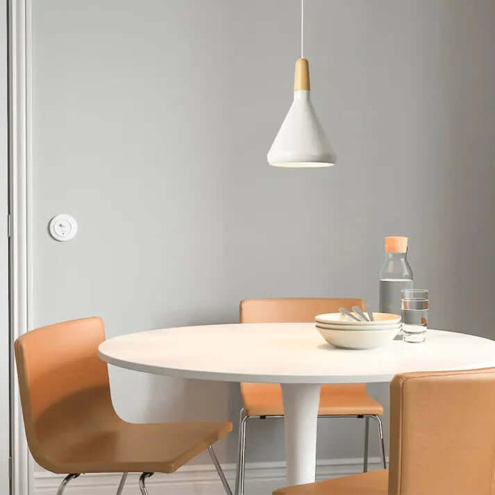 Stożkowa lampa wisząca w stylu francuskim