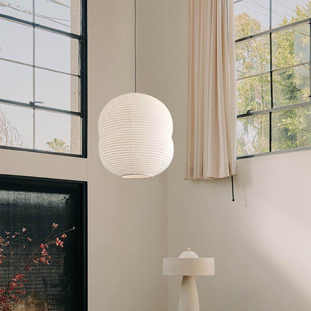 Mini-Lampa Wisząca z Papieru Washi
