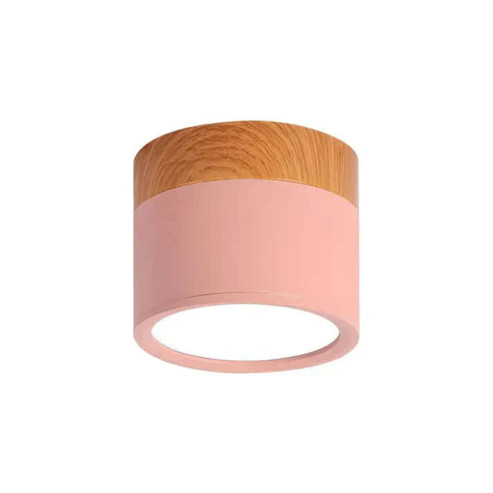 Cylindryczna lampa sufitowa LED – nowoczesne oświetlenie korytarza