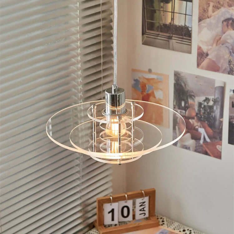 Nowoczesna Lampa Wisząca UFO w Stylu Vintage