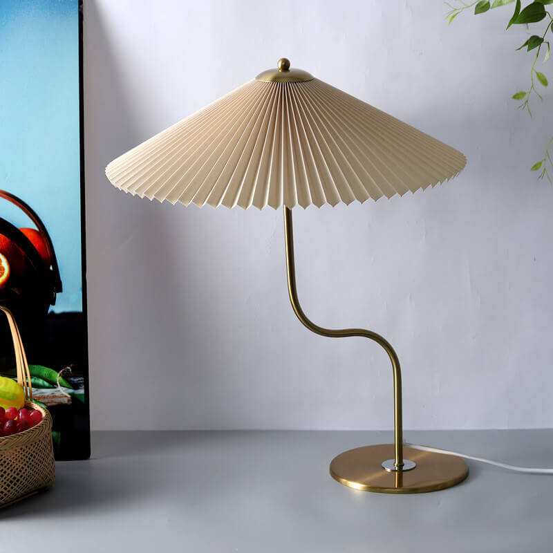 Lampa parasolowa nowoczesna, kwiaty