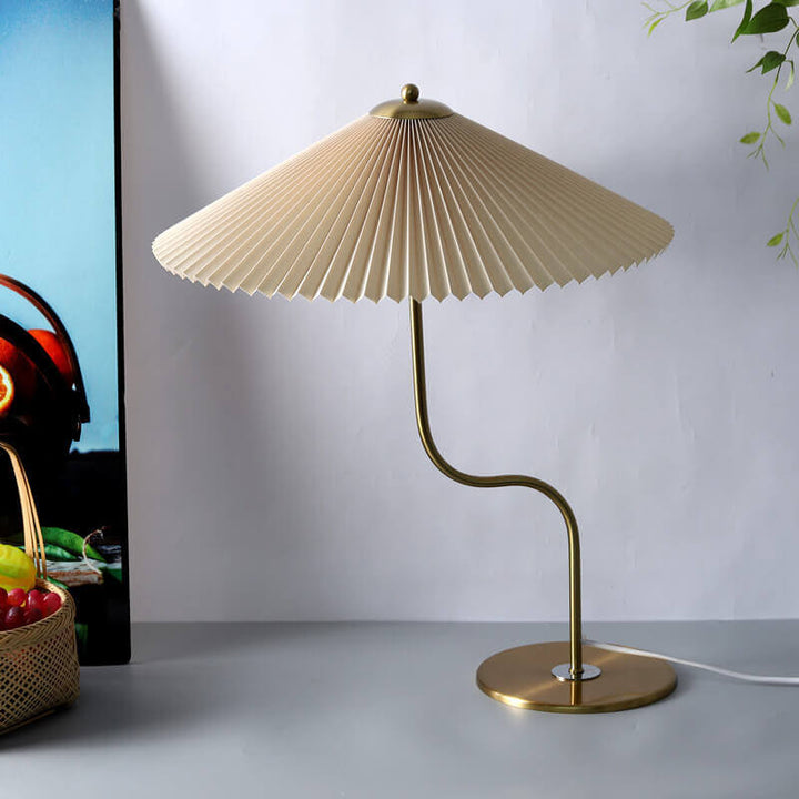 Nowoczesna lampa parasolowa - nastrojowe oświetlenie