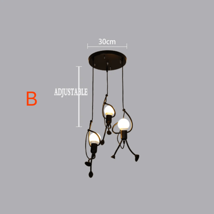 Industrialna Lampa Wisząca Retro – Oświetlenie Design