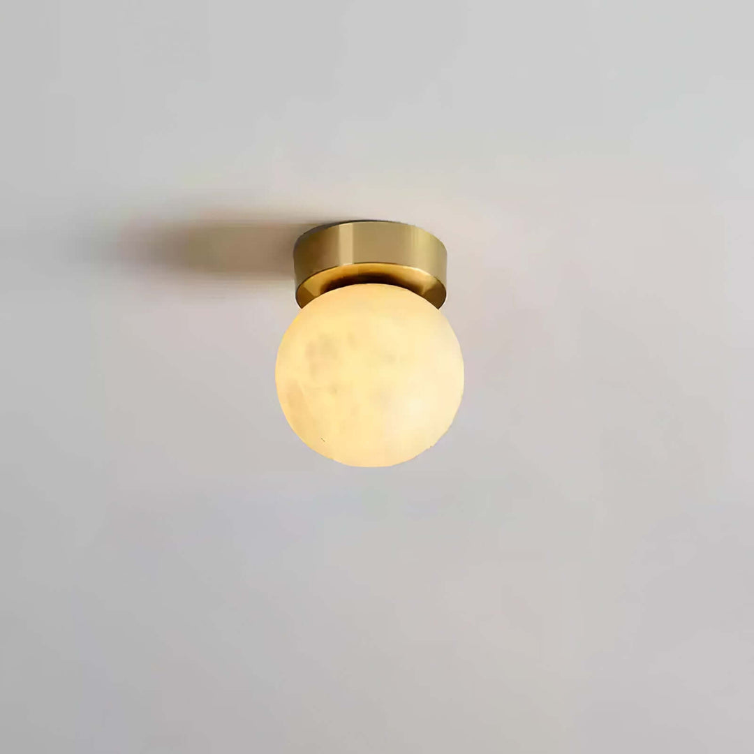 Nowoczesna Lampa Sufitowa z Alabastru - Zintegrowane LED