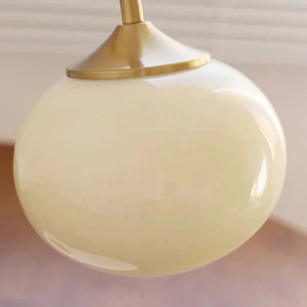 Lampa Stołowa z Metalu i Szkła Marshmallow