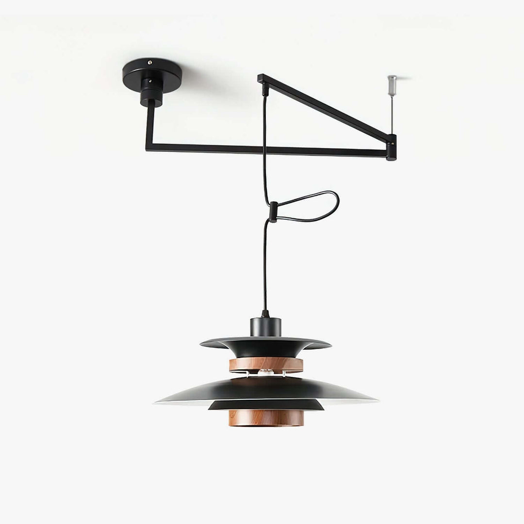 Lampa wisząca Mercero z obrotowym ramieniem