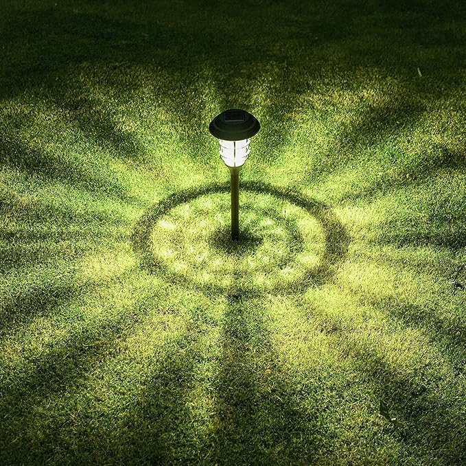 Lampki Ogrodowe | Zestaw 6 Solarnych Pochodni.