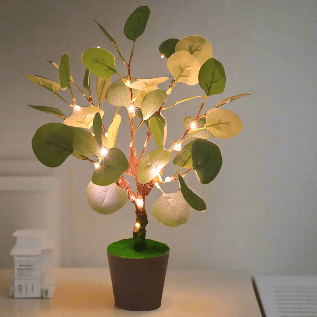 Lampka nocna LED z gałązką świąteczną