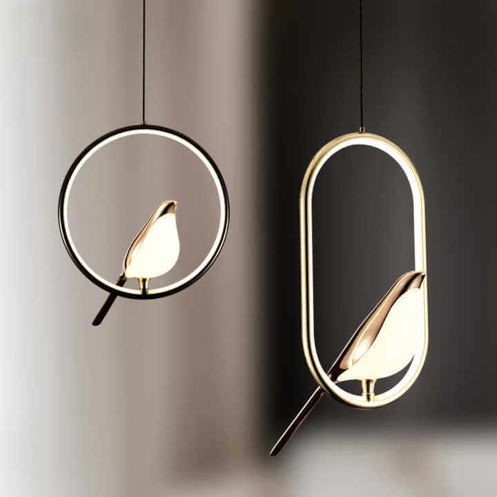 Mrbird™ - Lampa wisząca luksusowa ze złotym ptakiem