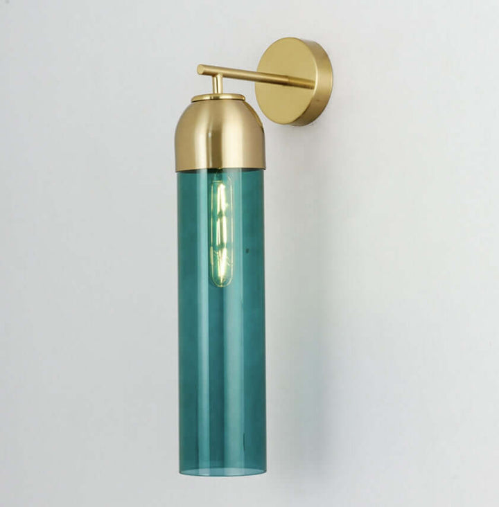 Elegancka Szklana Lampa Ścienna Art Deco