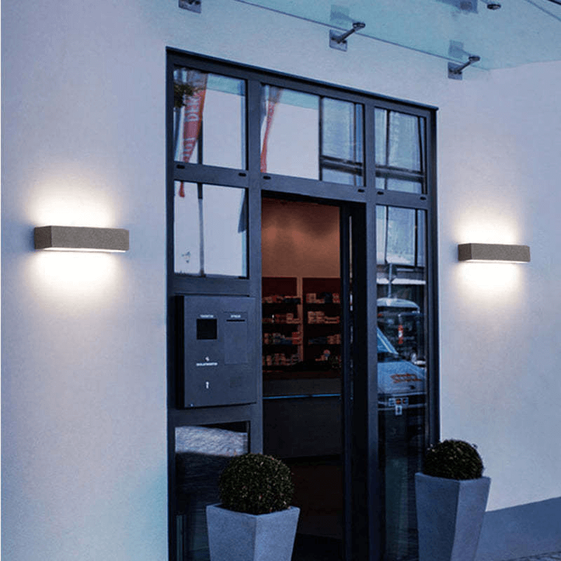 Nowoczesna Lampa Ścienna Zewnętrzna LED - Oświetlenie Tarasu, Ogrodu