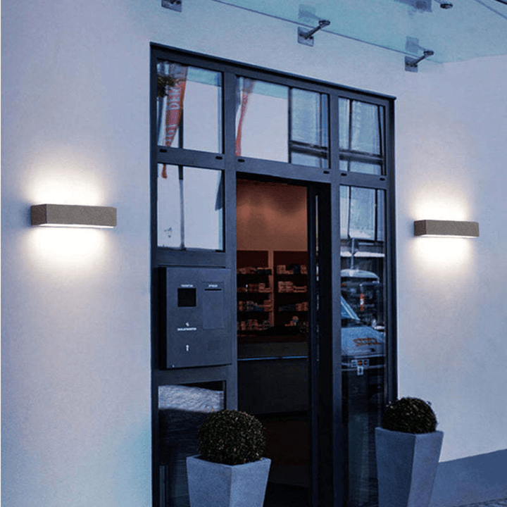 Nowoczesna Lampa Ścienna Zewnętrzna LED - Oświetlenie Tarasu, Ogrodu