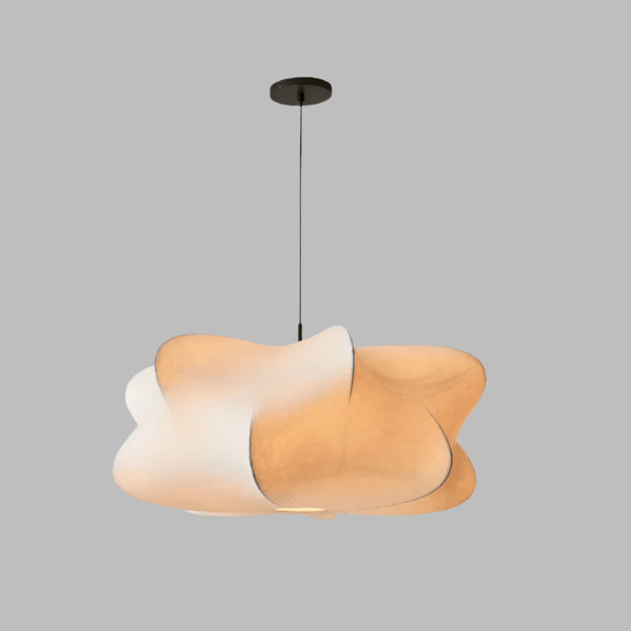 Japońska Lampa Wisząca Wabi Sabi – Oświetlenie Wnętrz