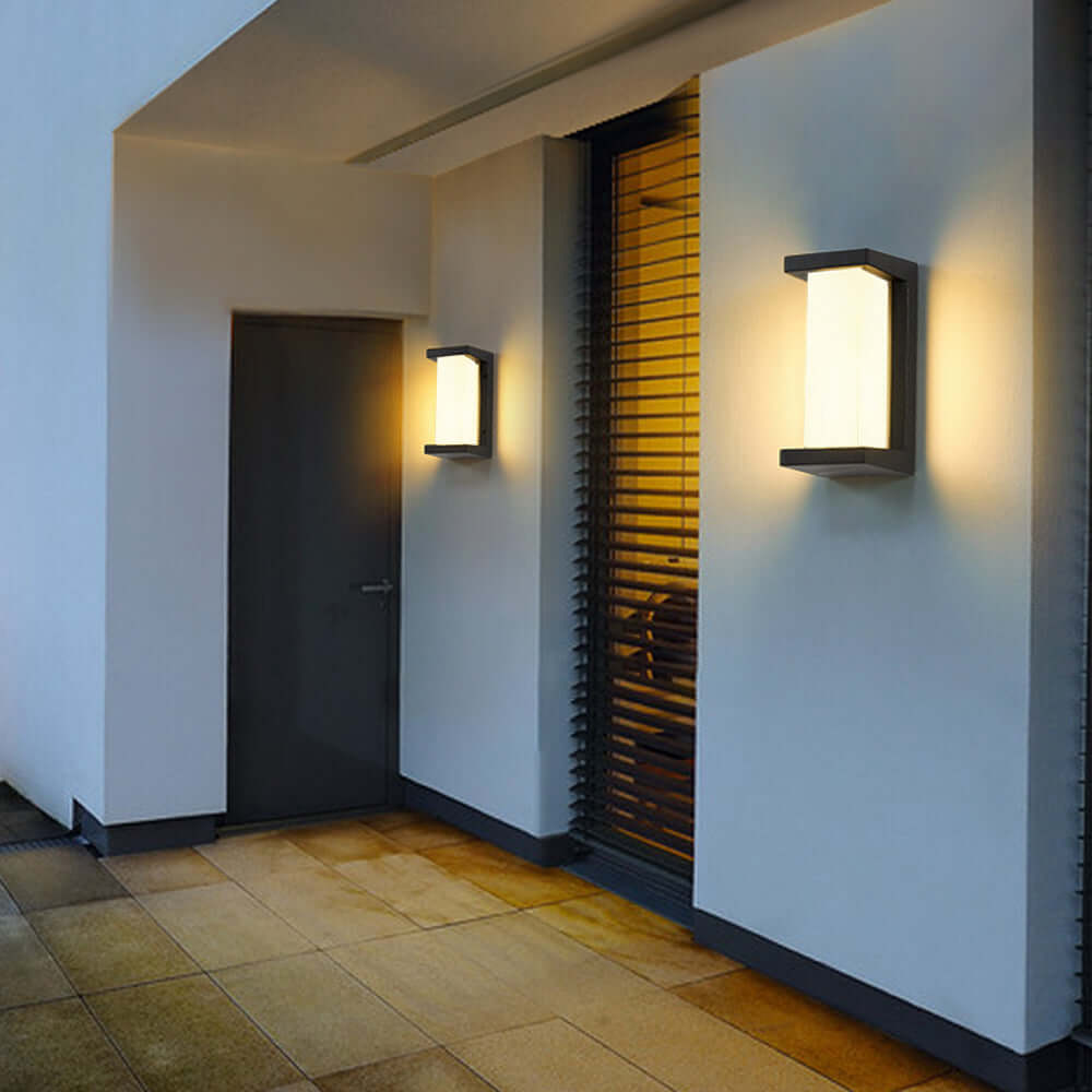 Zewnętrzna Wewnętrzna Lampa Ścienna LED z Czujnikiem Ruchu
