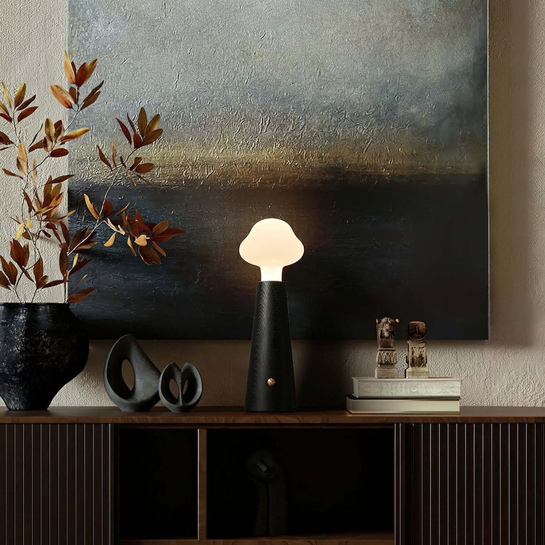Lampa stołowa chmurowa z włącznikiem