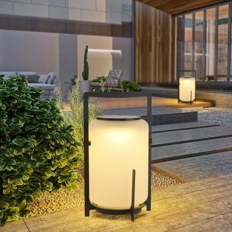 Zewnętrzna Lampa Solarna - Nowoczesne Oświetlenie Tarasu