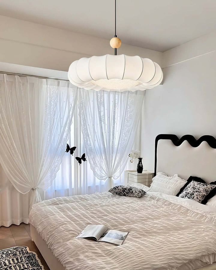 Lampa wisząca Winnie Veil perspektywa z dołu