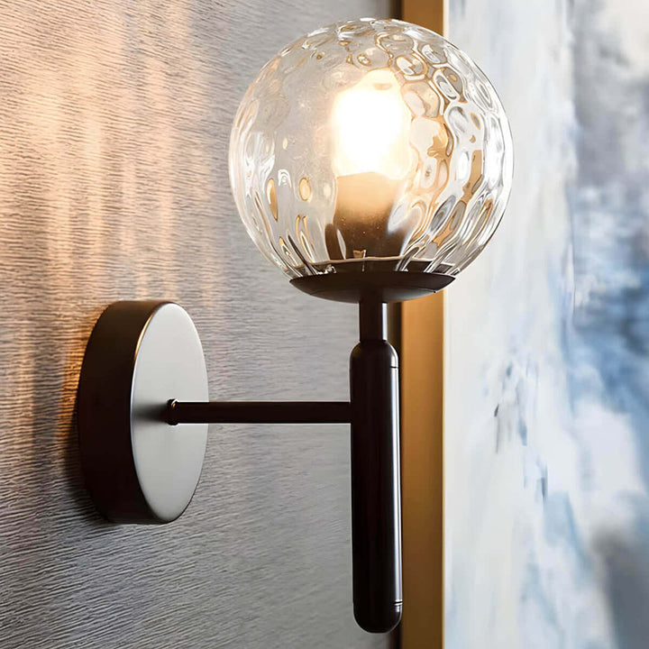Jasna - Lampa Ścienna z Ręcznie Wykonanego Szkła