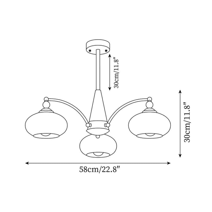 Detail - Industrialna Lampa Wisząca Retro