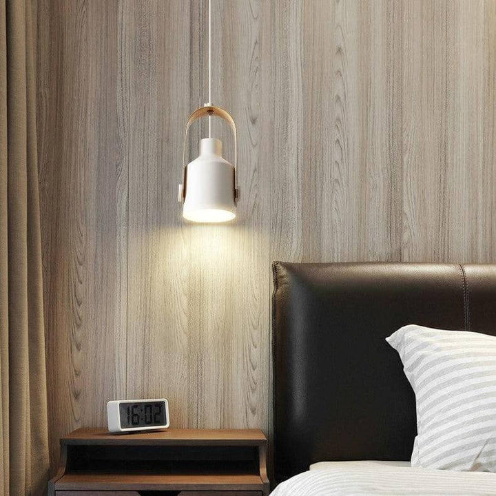 Nordycka Lampa Wisząca | Drewno i Metal