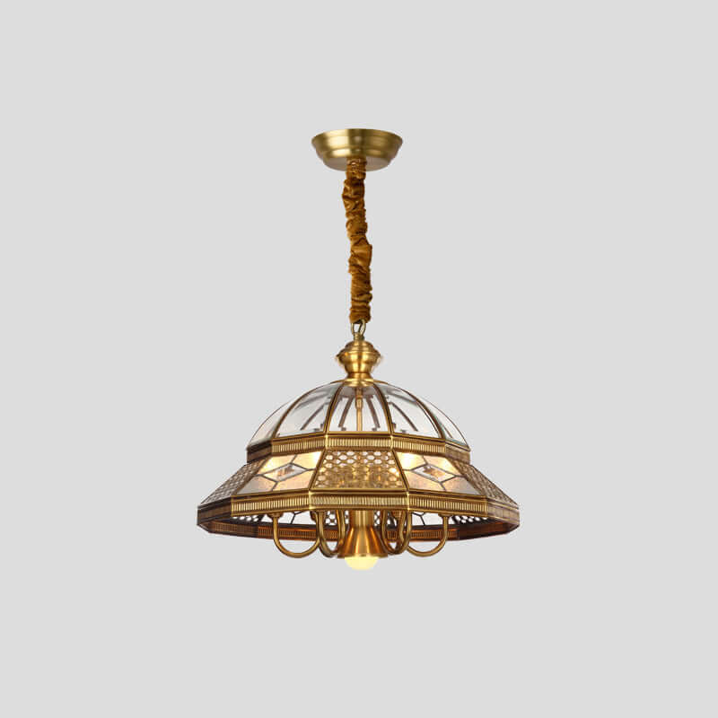Nowoczesny Żyrandol Geometryczny Nikiel