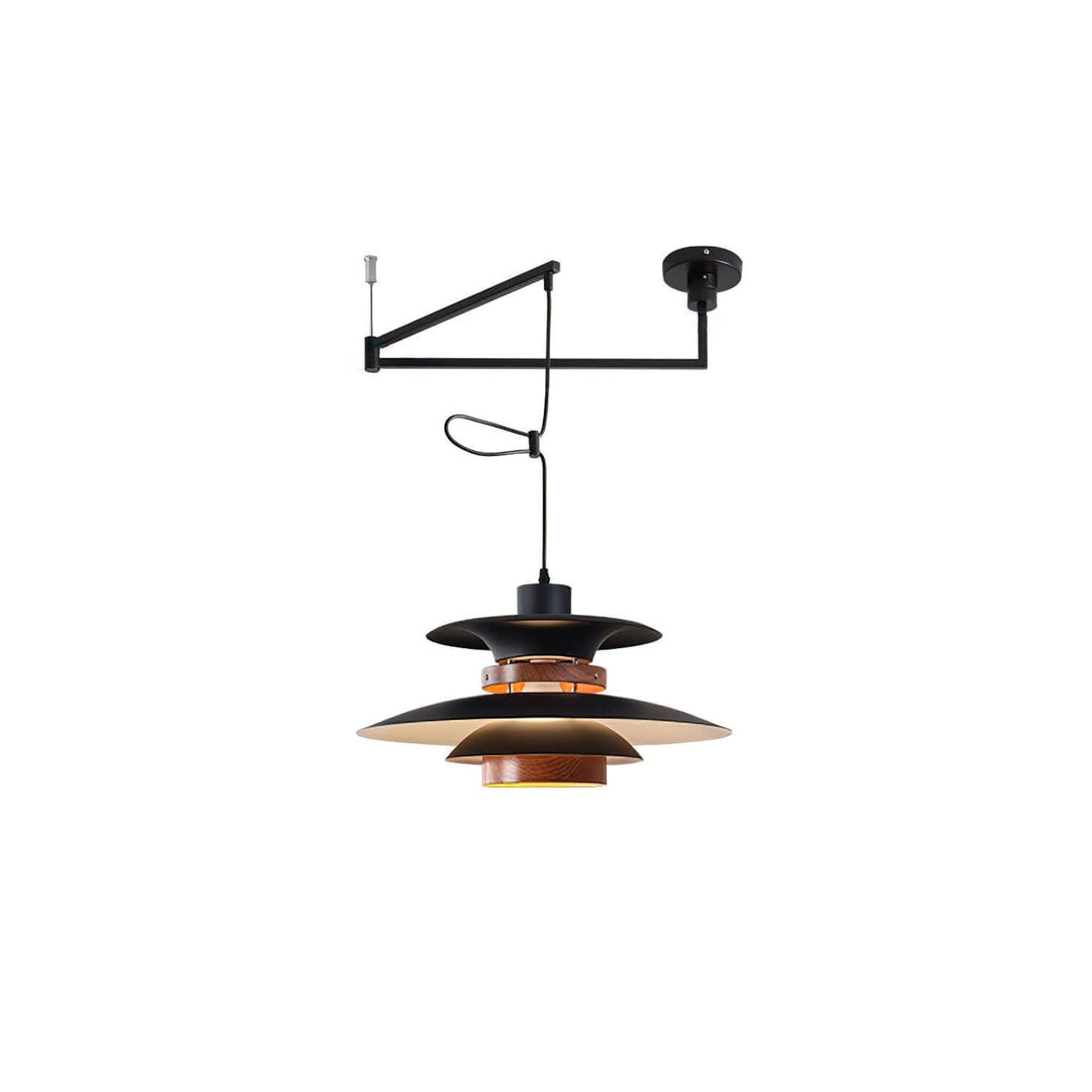 Lampa wisząca Mercero z obrotowym ramieniem