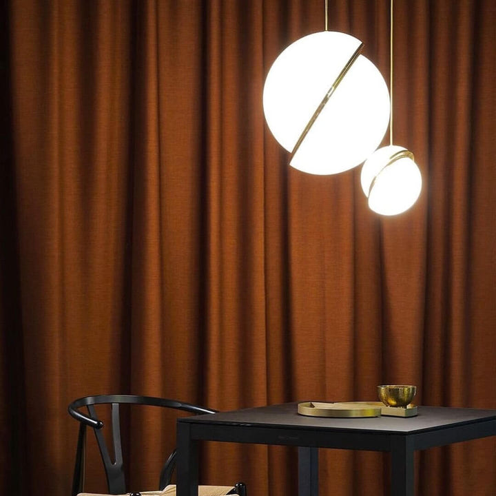 Lampa wisząca Croissant, regulowany kabel