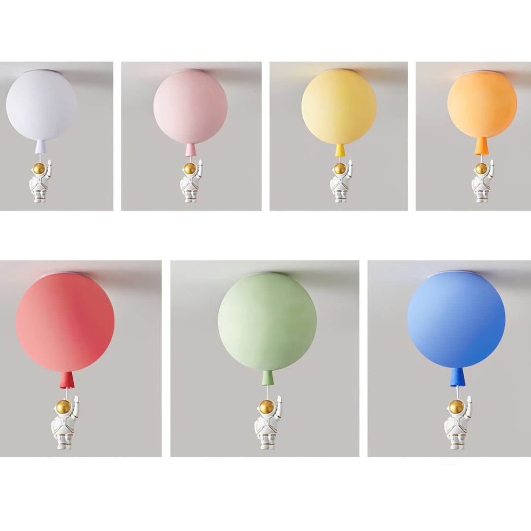 Nowoczesna lampa sufitowa LED Księżyc/Astronauci