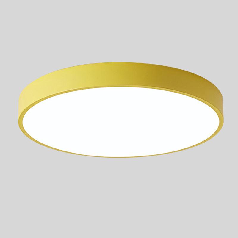Okrągła Lampa Sufitowa LED Nordic Wood – Nowoczesne Oświetlenie