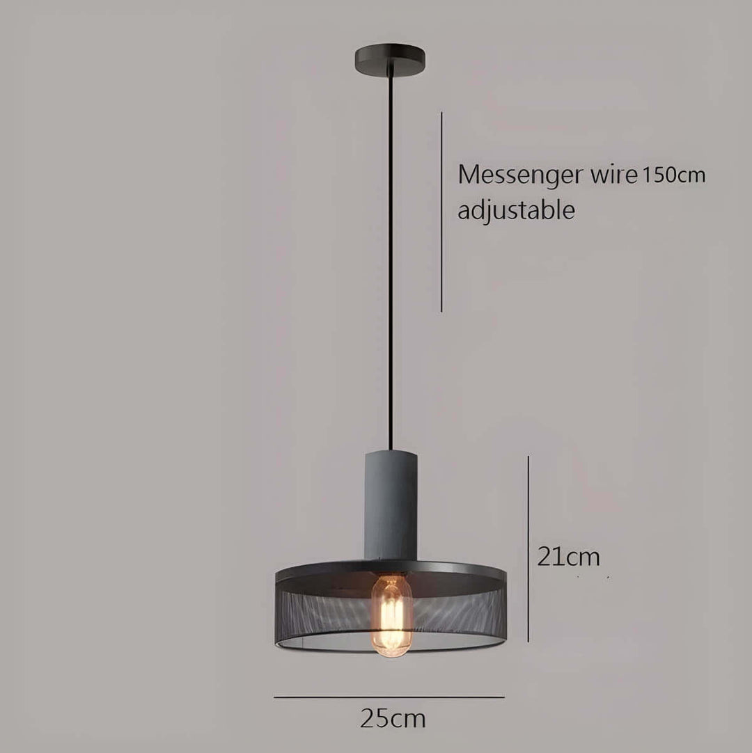 Lampa wisząca przemysłowa w stylu loft