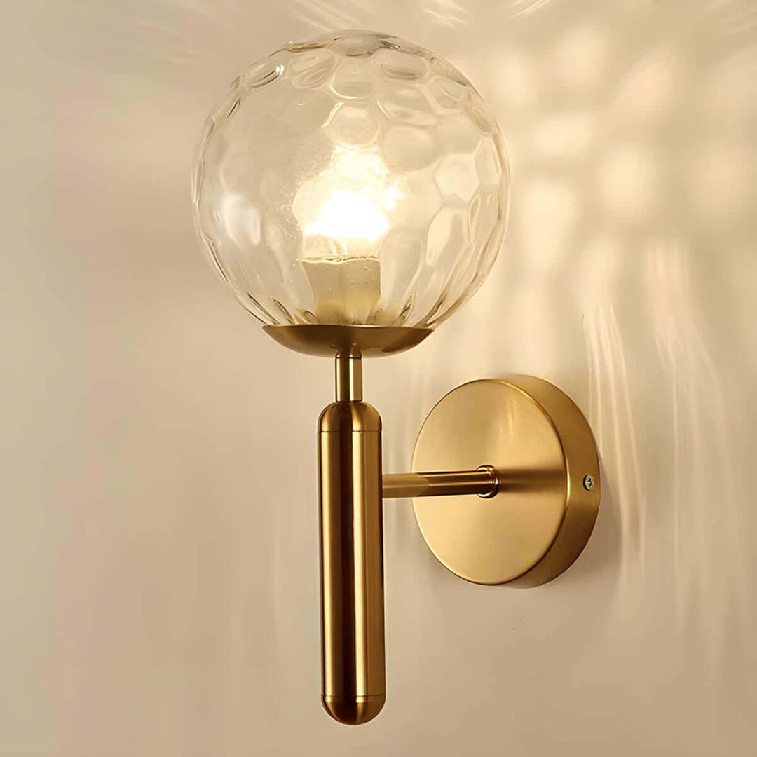 Jasna - Lampa Ścienna z Ręcznie Wykonanego Szkła