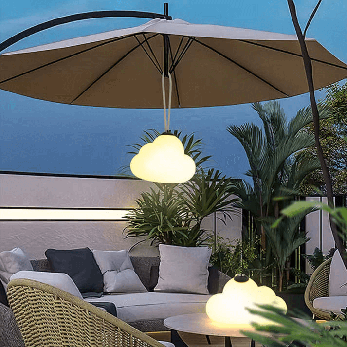 Zewnętrzna Lampa Wisząca LED Chmura - Oświetlenie Ogrodowe