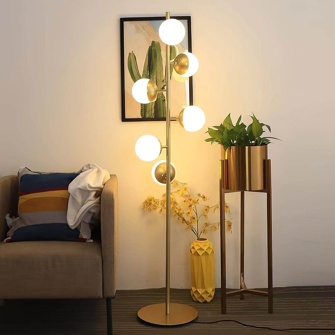 Lampa podłogowa LED w stylu Doppler