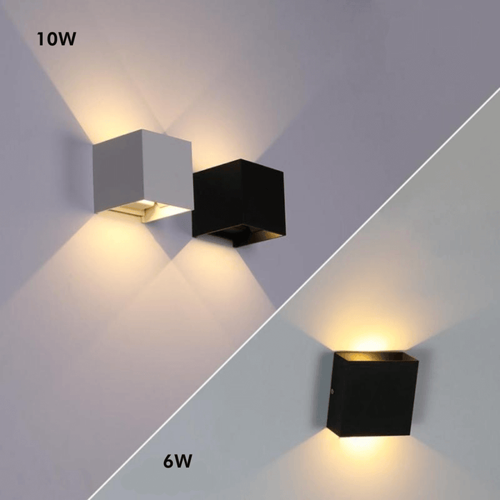 Nowoczesna Lampa Ścienna LED do Wewnątrz i na Zewnątrz