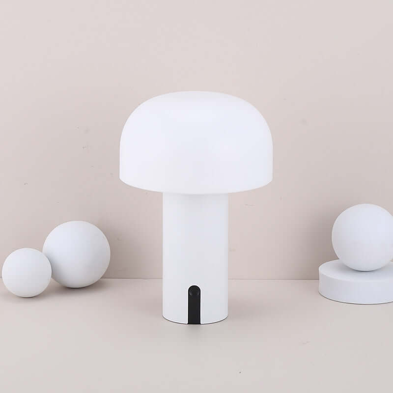 Europejska designerska lampa stołowa w kształcie grzyba