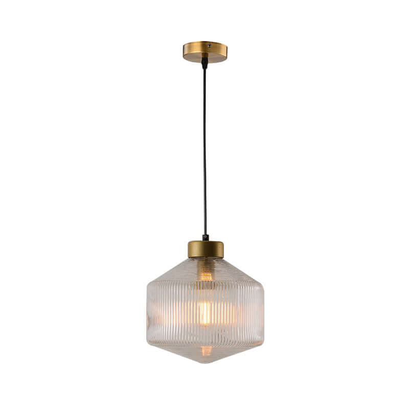 Lampa wisząca bursztynowa