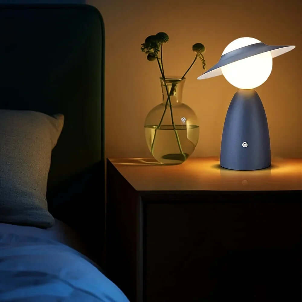 TouchBright - Lampa z bezprzewodową ładowarką