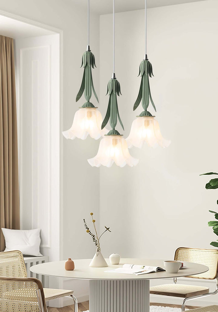 Lampa Wisząca Kwiatowa Konwalia