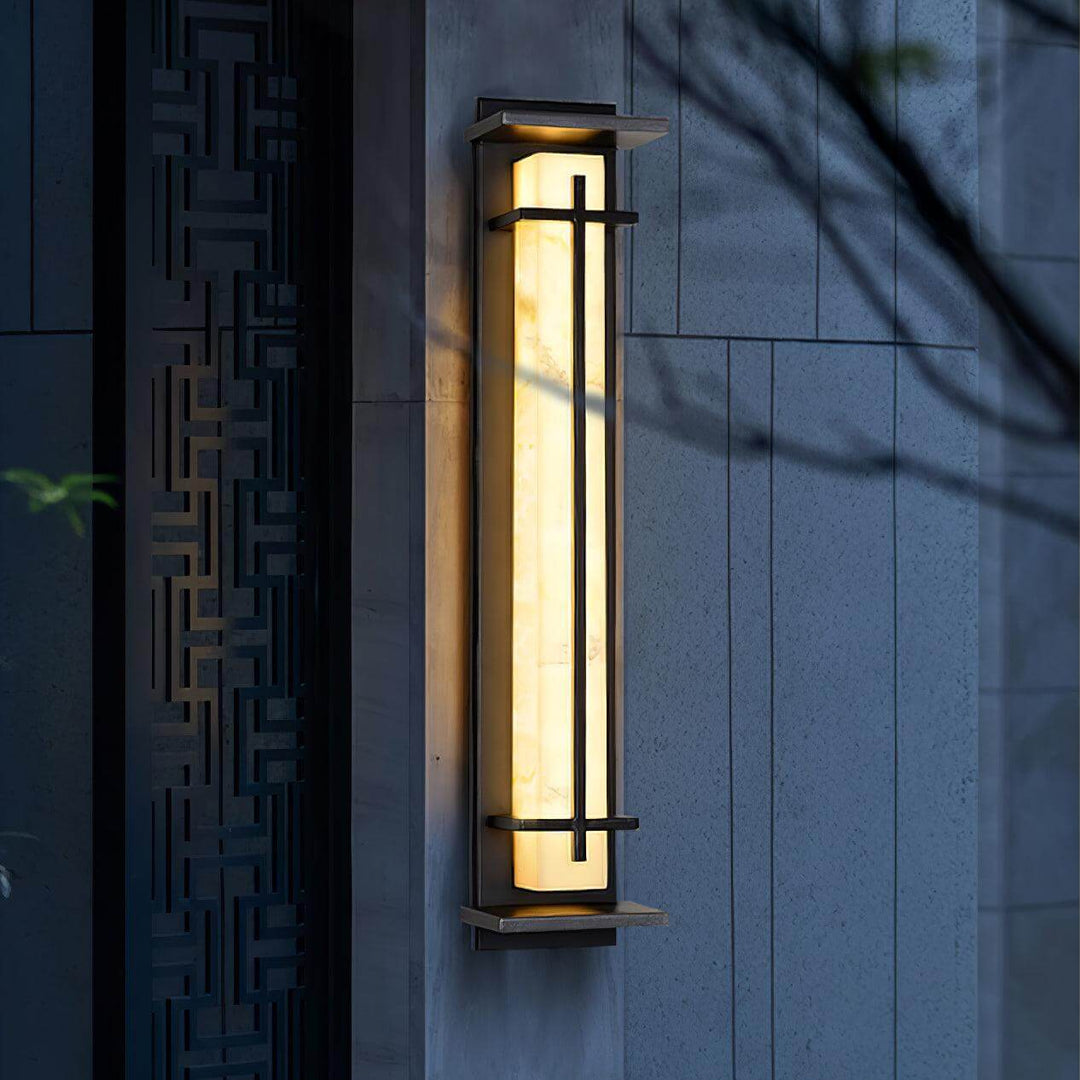 Kwadratowa Lampa Ścienna Zewnętrzna LED IP65 z bliska