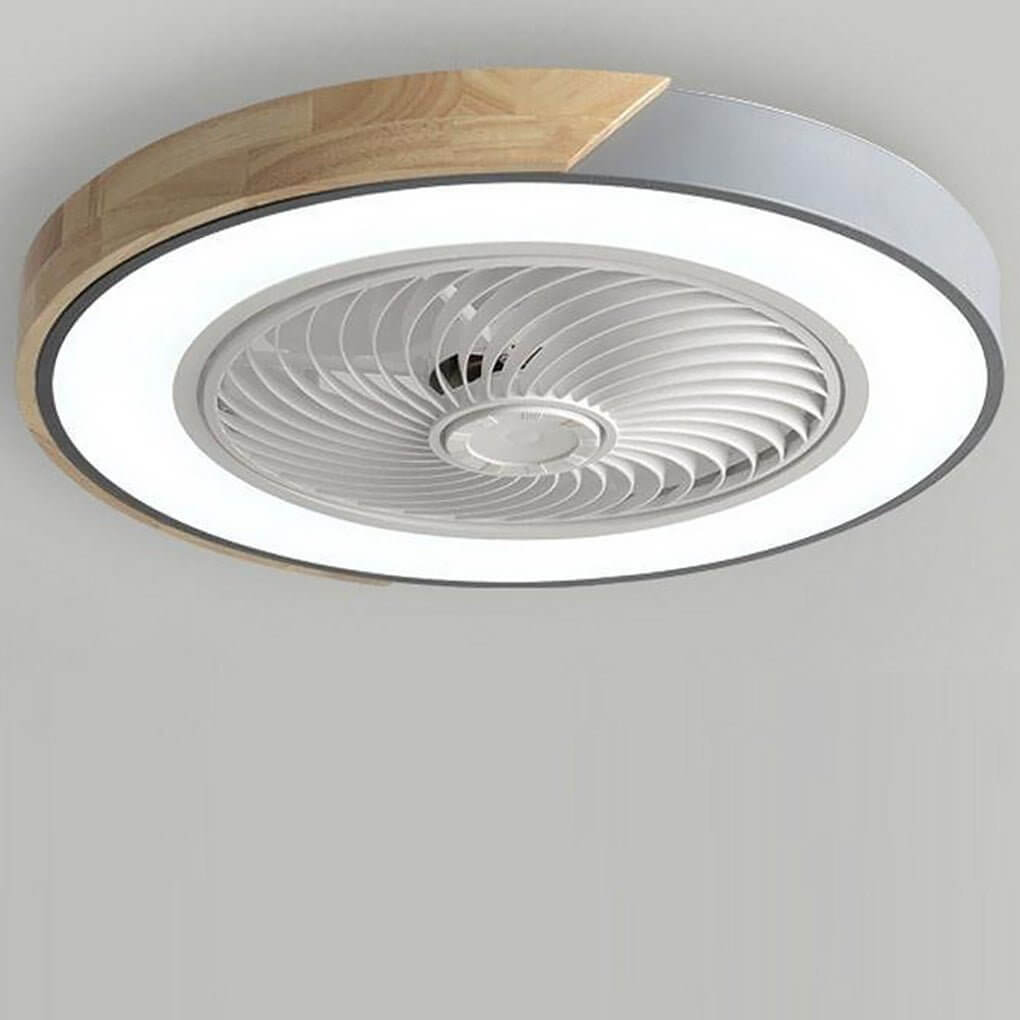 Wentylator Sufitowy LED Okrągły Kwadratowy Cichy
