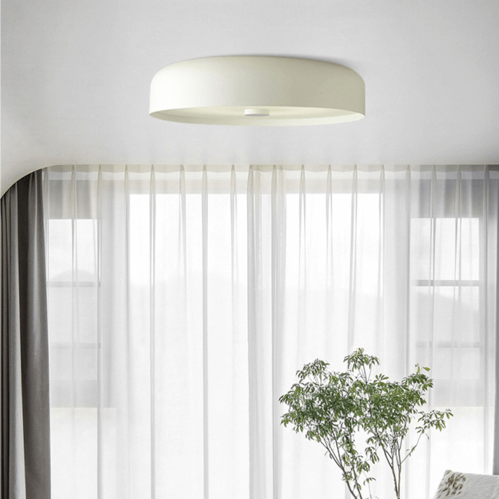 Minimalistyczna Retropłaska Lampa Sufitowa LED do Wnętrz
