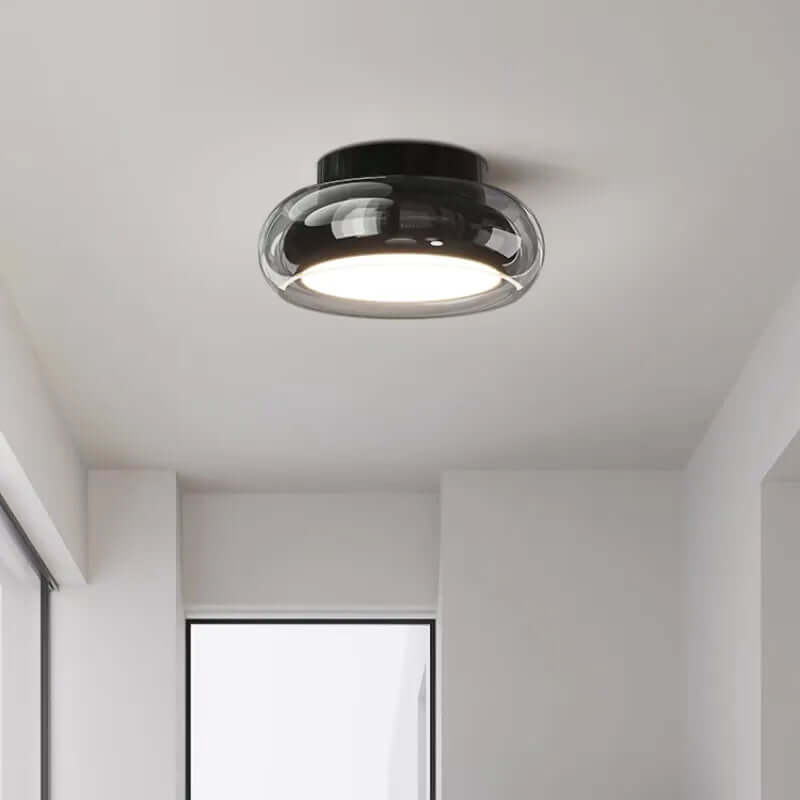Vintage mała akrylowa oprawa sufitowa LED