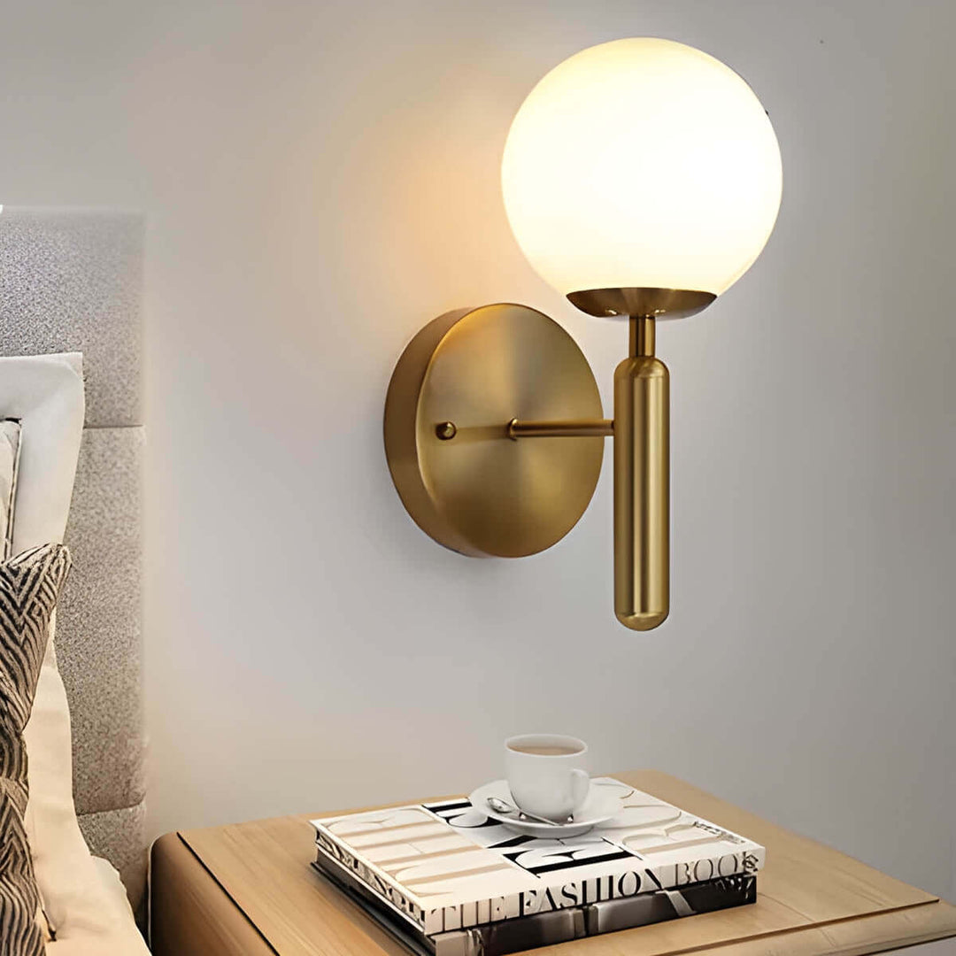 Jasna - Lampa Ścienna z Ręcznie Wykonanego Szkła